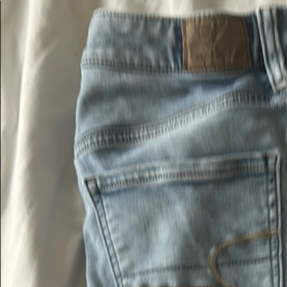 American Eagle Outfitters High Rise Light Blue Jeans